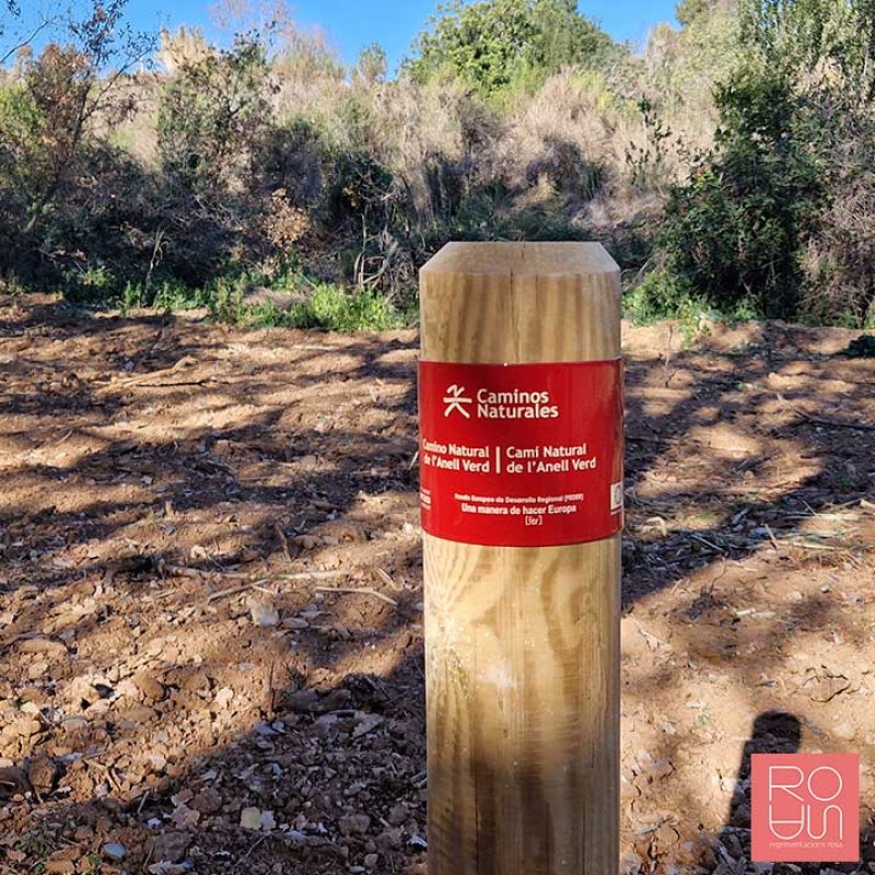 Fita de seguiment model CN-06 Red de caminos naturales de España